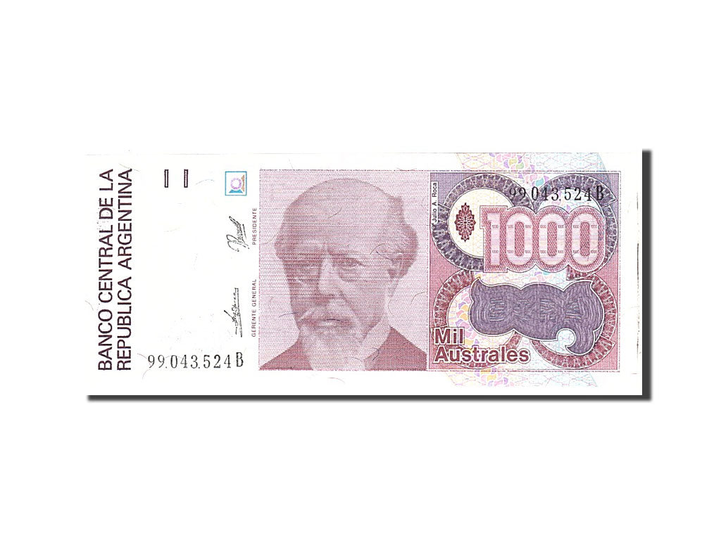 Banknote, Argentina, 1000 Australes, 1988, Undated, KM:329b, UNC(65-70)