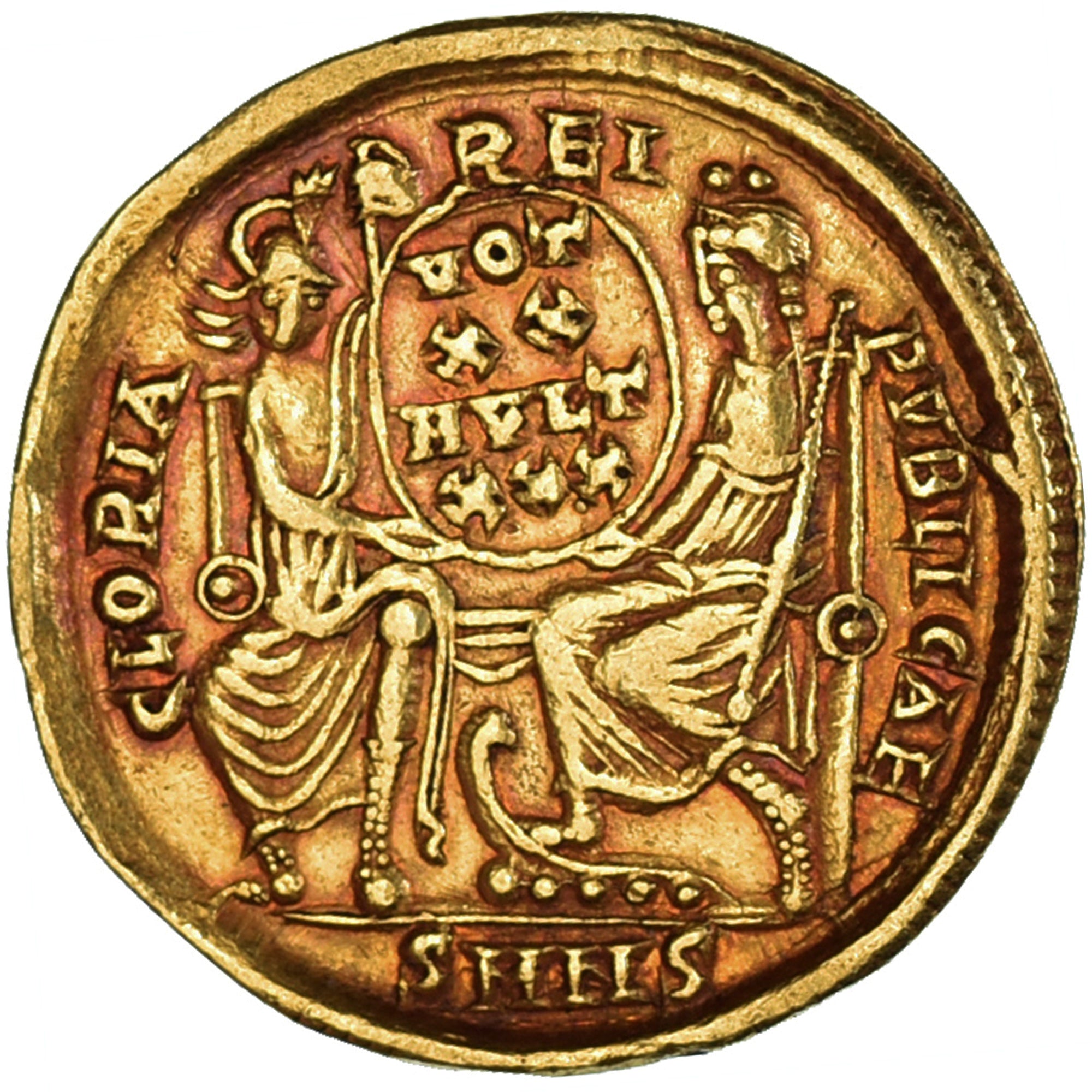 Constance II, Solidus, 340-351, Nicomédie, Or, TTB, RIC:32