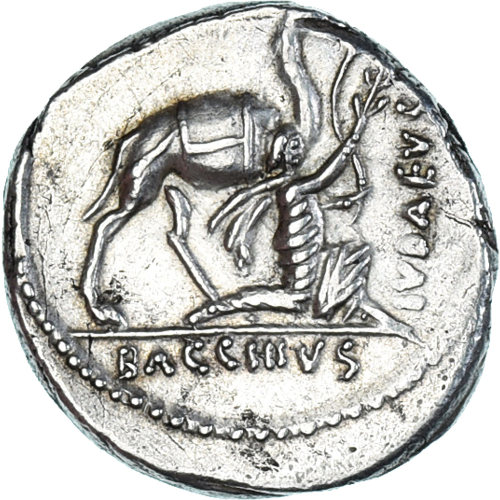 Plautia, Denarius, 55 BC, Rome, Silver, AU(55-58), Crawford:431/1