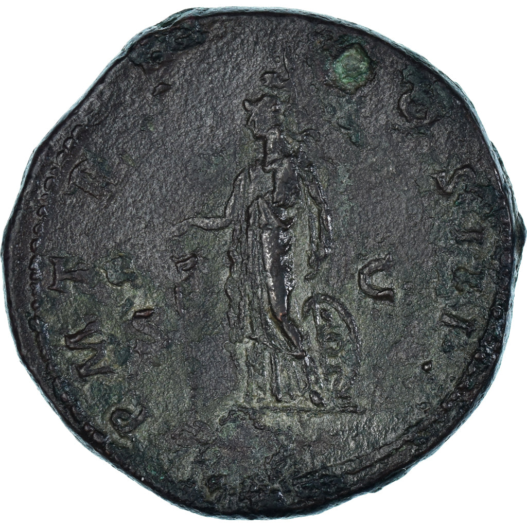 Hadrian, Sestertius, 121-123, Rome, Bronze, AU(50-53), RIC:668