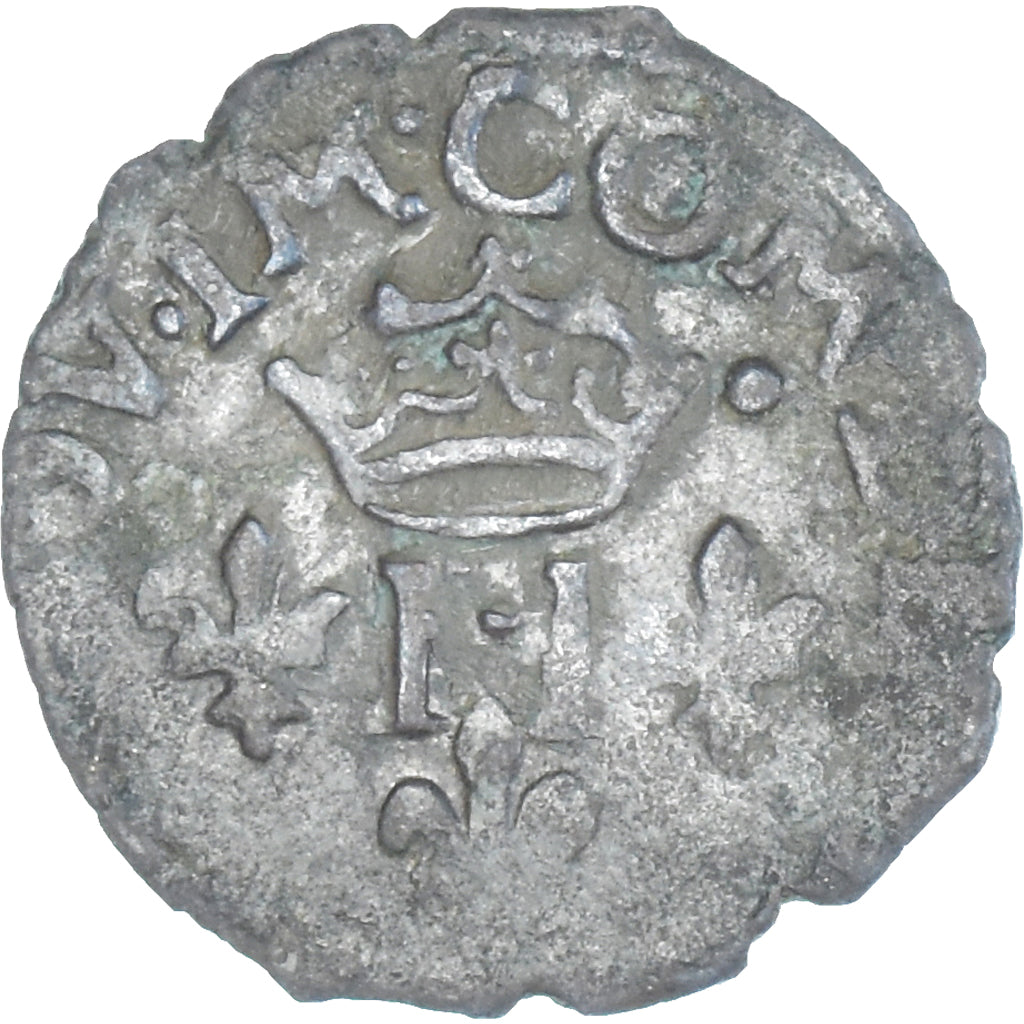 Monnaie, États italiens, Delfino Tizzone, Liard à la Croix du Saint-Esprit