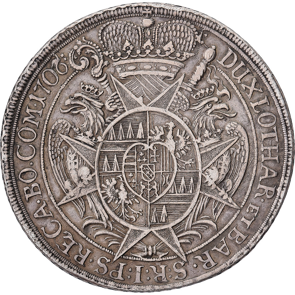 AUSTRIAN STATES, OLMUTZ, Charles III Joseph, Thaler, 1706, Olomouc, AU(50-53)