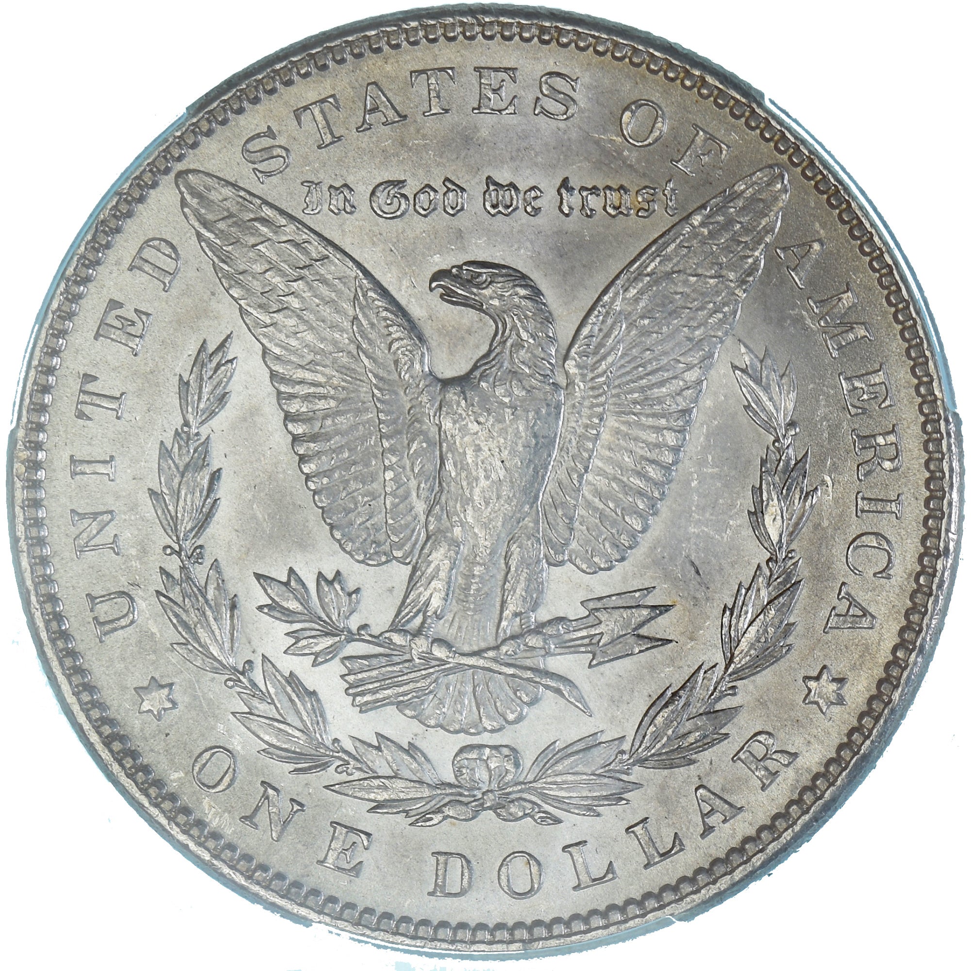 Coin, United States, Morgan dollar, 1899, U.S. Mint, Philadelphia, PCGS, MS62