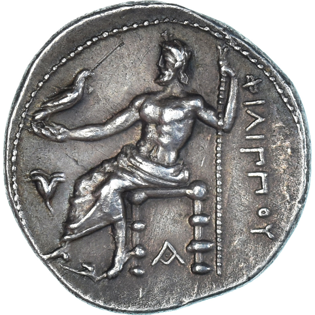 Moneta, Philip III, Drachm, 323-317 BC, Sardes, AU(55-58), Srebro, Price:P105-6