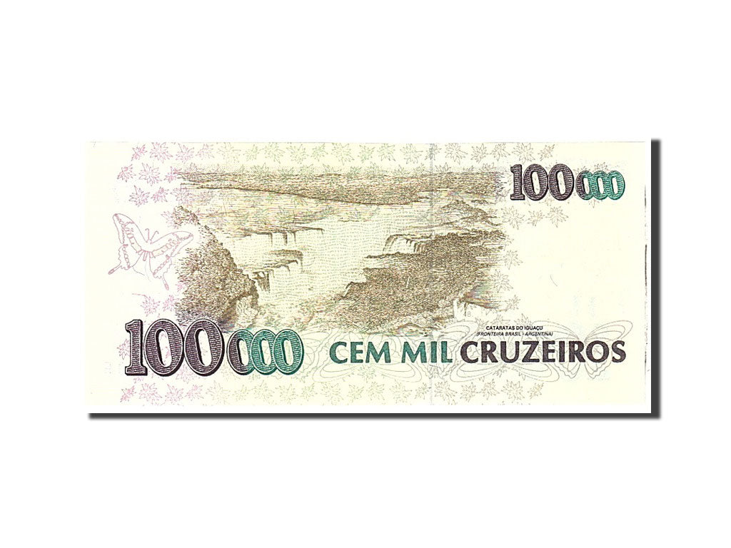 Banknote, Brazil, 100,000 Cruzeiros, 1993, Undated, KM:235b, UNC(65-70)