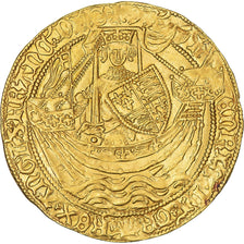 Grã-Bretanha, Henry VI, Noble d'or, 1422-1431, London, Dourado, AU(55-58)