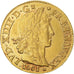 France, Louis XIV, Louis d'or au buste juvénile, 1661, Lyon, Gold, AU(55-58)