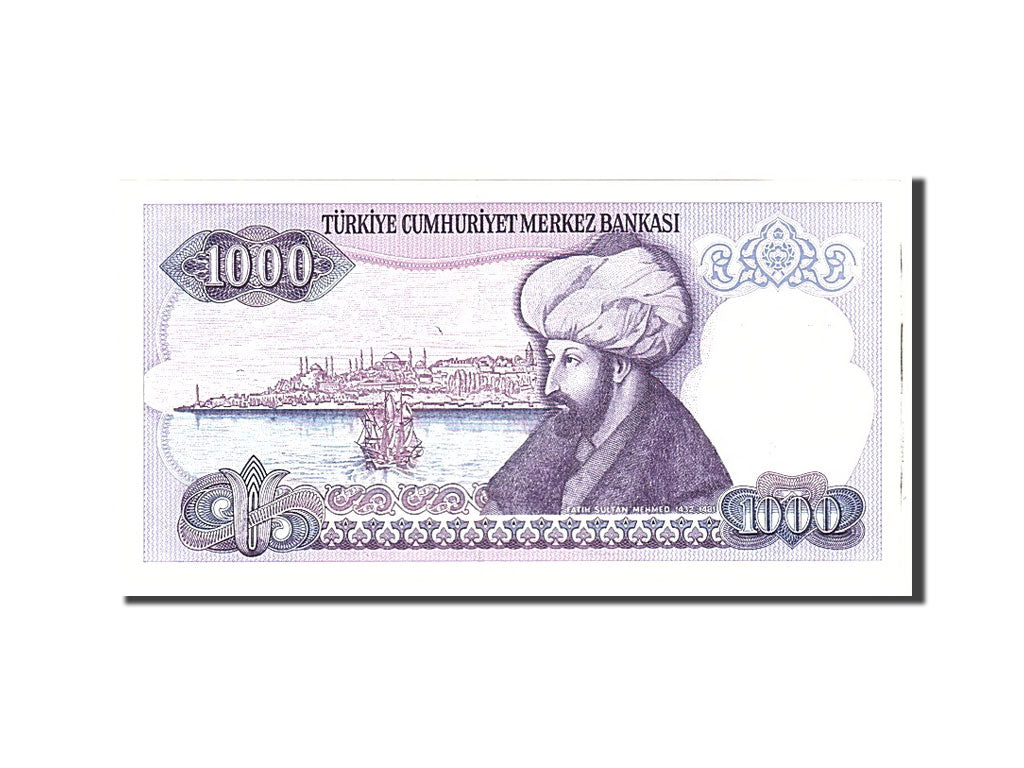 Banknote, Turkey, 1000 Lira, 1970, Undated, KM:196, UNC(65-70)