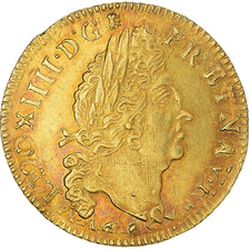 Munten, Frankrijk, Louis d'or au 4 L, 169[-], Aix, réformé, ZF+, Goud