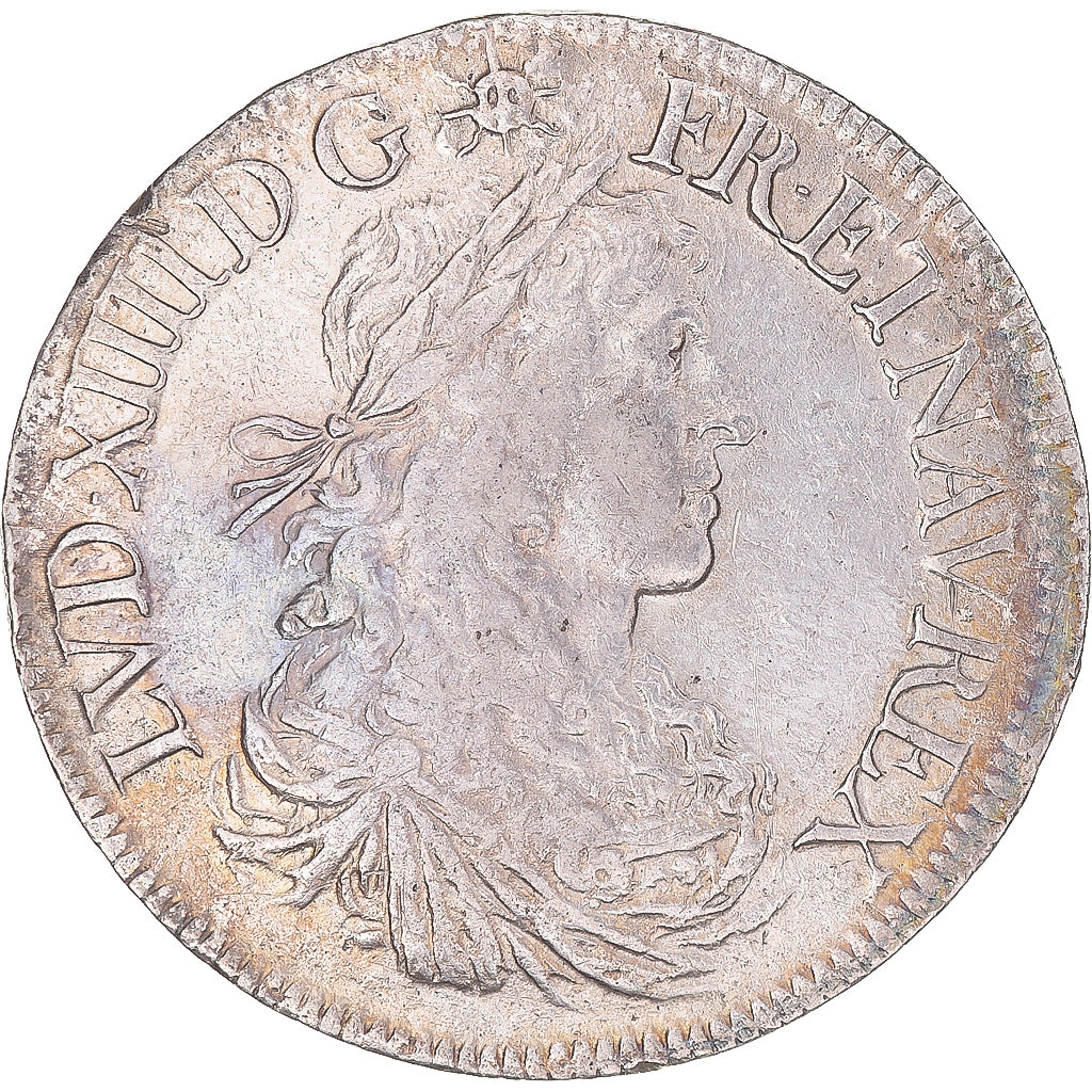 Moneda, Francia, Louis XIV, Écu au buste juvénile, 1666, Paris, BC+, Plata