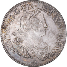 France, Louis XV, Ecu aux 8 L, 1725, Rouen, Argent, TTB+, Gadoury:320