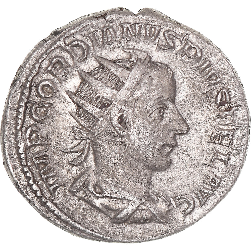 Coin, Gordian III, Antoninianus, 241-243, Rome, AU(50-53), Billon, RIC:88