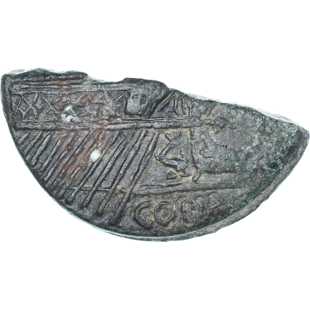 Octavian & Divus Julius Caesar, 1/2 Dupondius, ca. 38 BC, Vienne, Bronze