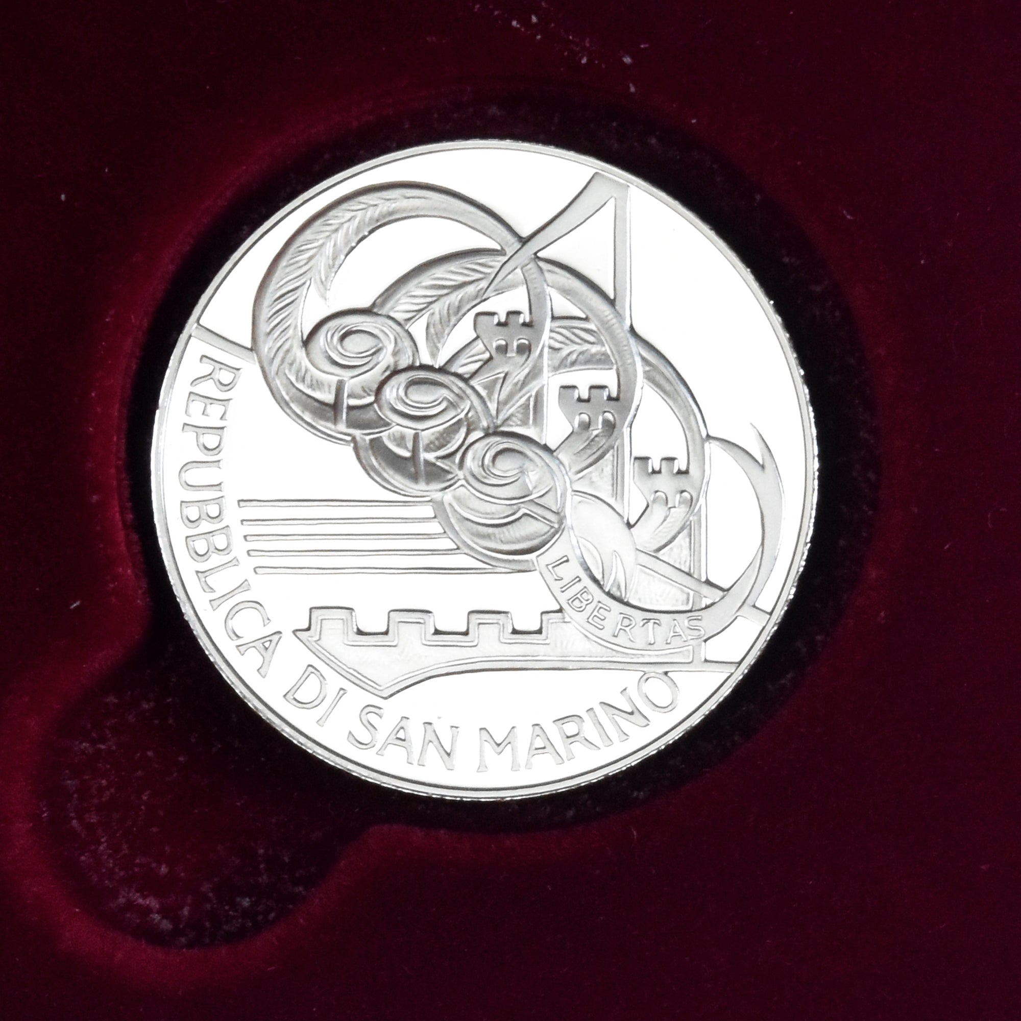 San Marino, 5 Euro, 2007, Rome, Arturo Toscanini - 50th Anniversary, FDC, Plata