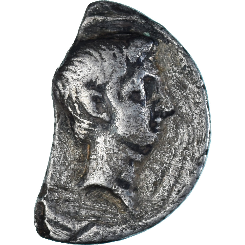 Coin, Octavian, Denarius, 29-27 BC, Rome, Cut, EF(40-45), Silver, RIC:266