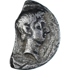 Coin, Octavian, Denarius, 29-27 BC, Rome, Cut, EF(40-45), Silver, RIC:266