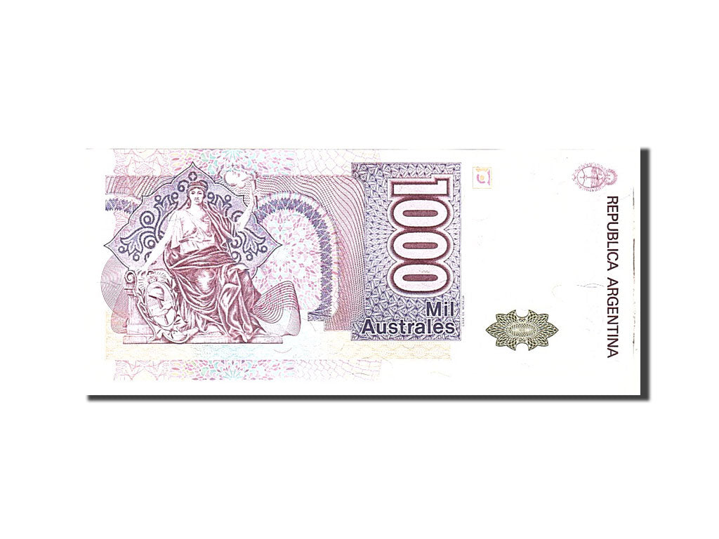Banknote, Argentina, 1000 Australes, 1988, Undated, KM:329a, UNC(65-70)