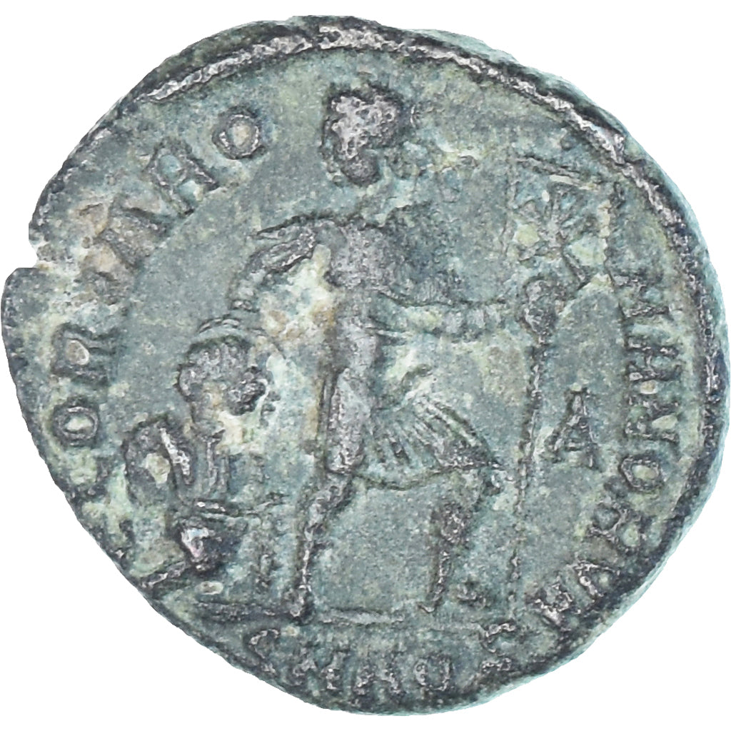 Valentinian I, Follis, 375-378, Aquileia, Bronzen, FR+, RIC:17D
