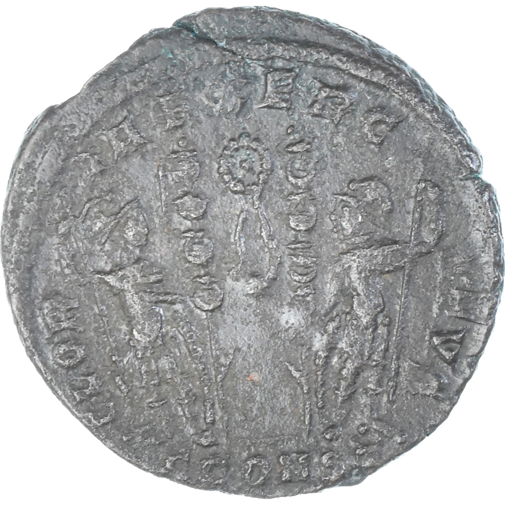 Constantine II, Follis, 333-334, Arles, Bronze, AU(55-58), RIC:377