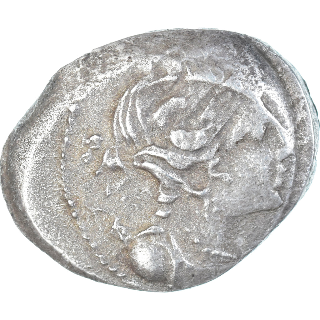 Gaul, Drachm, ca. 125-90 BC, Marseilles, Srebro, AU(55-58)