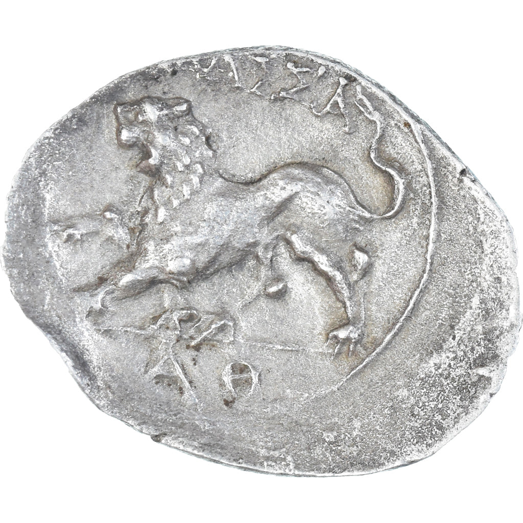 Gaul, Drachm, ca. 125-90 BC, Marseilles, Srebro, AU(55-58)