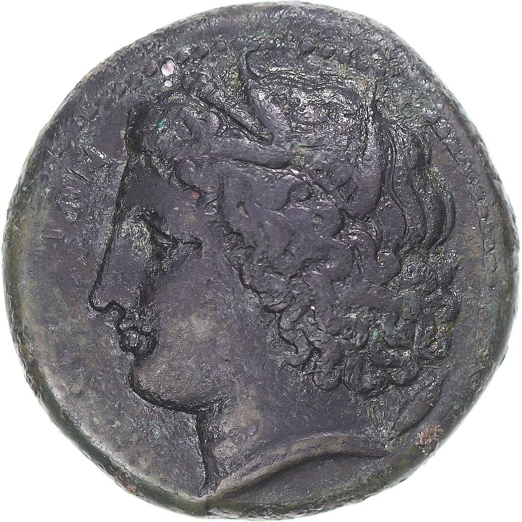 Monnaie, Sicile, Agathoklès, Hemilitron, 317-310 BC, Syracuse, TTB, Bronze