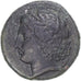 Monnaie, Sicile, Agathoklès, Hemilitron, 317-310 BC, Syracuse, TTB, Bronze