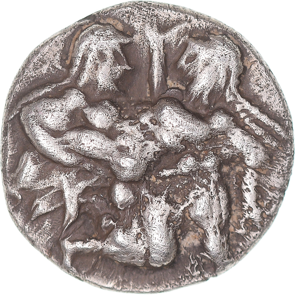Munten, Islands off Thrace, 1/3 Stater, ca. 500-480 BC, Thasos, ZF, Zilver