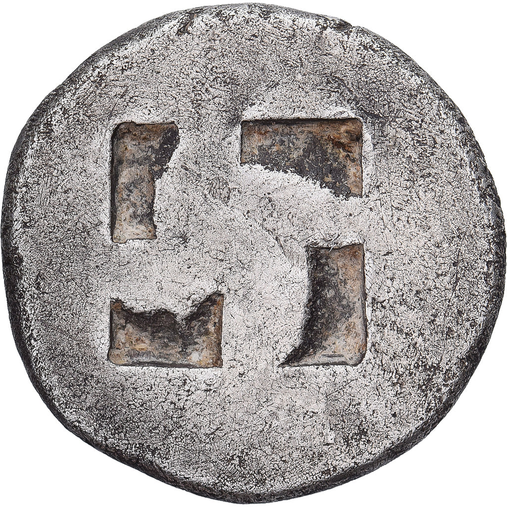 Monnaie, Islands off Thrace, 1/3 Statère, ca. 500-480 BC, Thasos, TTB, Argent