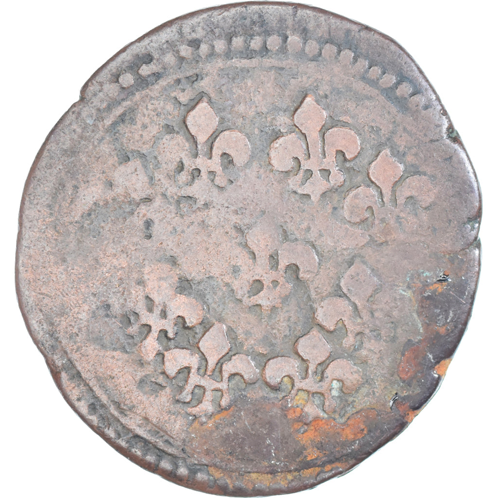 Coin, French India, Louis XV, Double Sol, n.d. (1715-1774), Pondichery