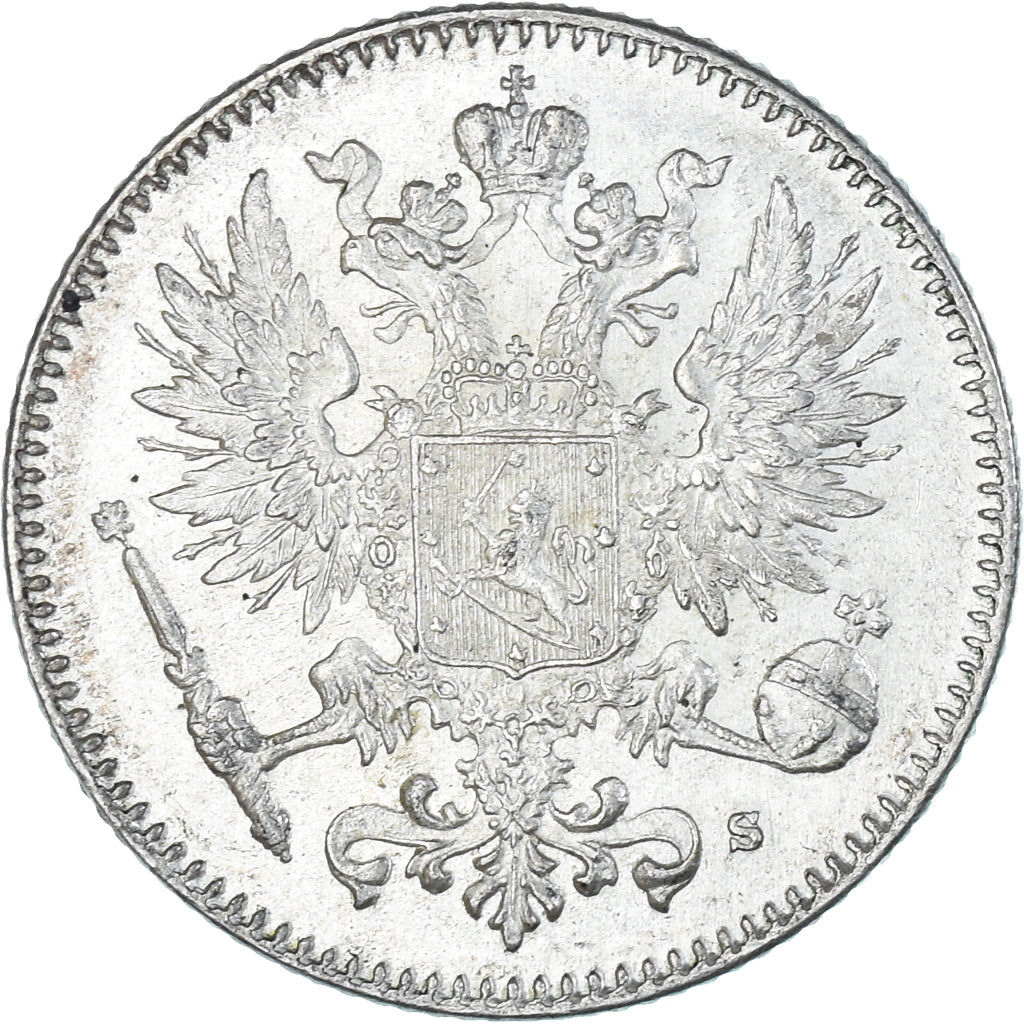 Monnaie, Finlande, Nicholas II, 50 Penniä, 1916, Helsinki, SUP, Argent, KM:2.2