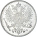 Munten, Finland, Nicholas II, 50 Penniä, 1916, Helsinki, PR, Zilver, KM:2.2