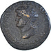Nero, Dupondius, 62-68, Lugdunum, Bronze, VF(30-35), RIC:405