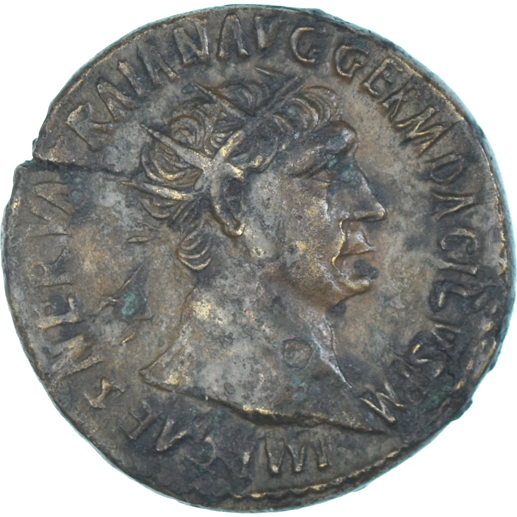 Coin, Trajan, Dupondius, 103, Rome, Rare, AU(55-58), Bronze, RIC:454