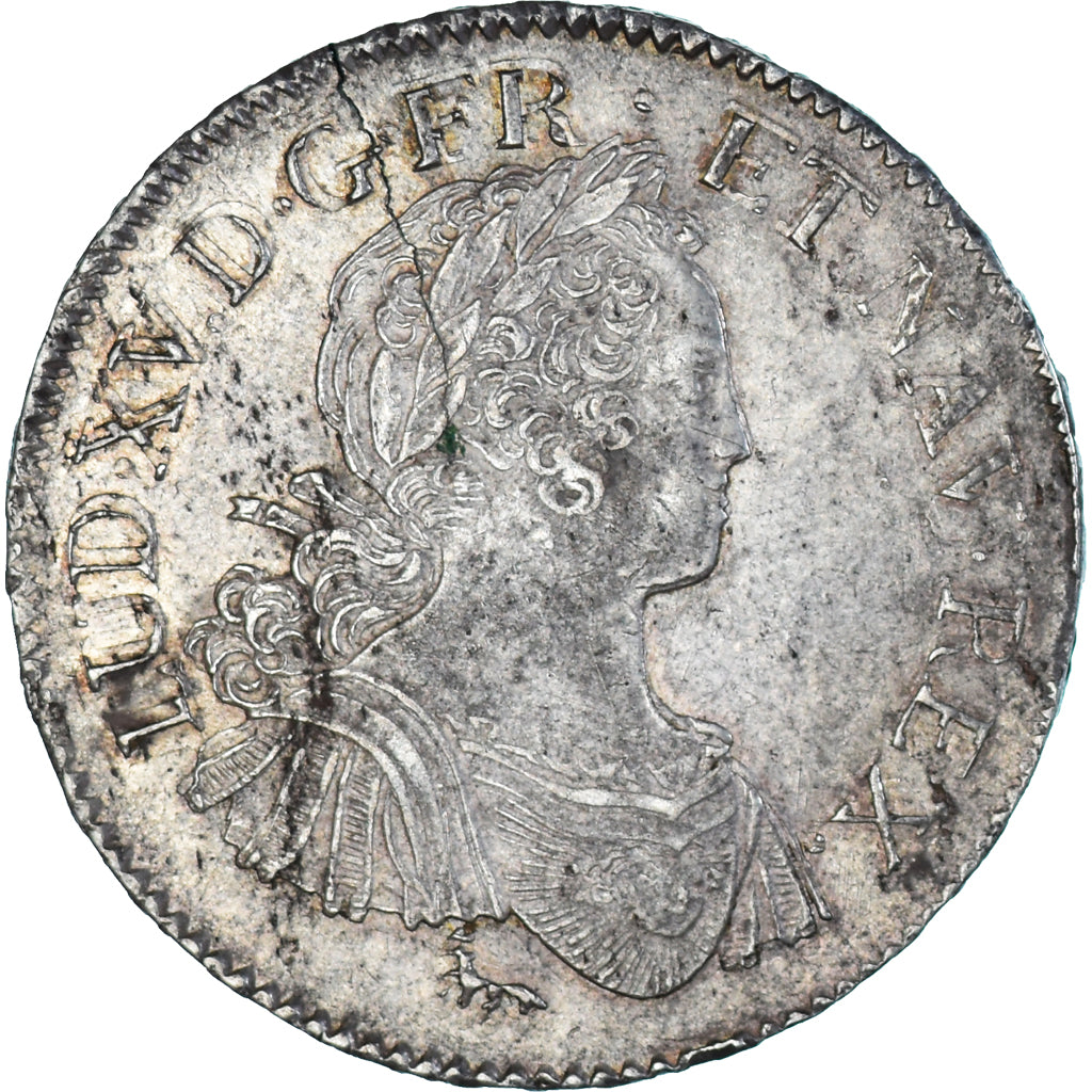 Frankrijk, Louis XV, Ecu aux 8 L, 1725, Paris, Zilver, PR, Gadoury:320, KM:472.1