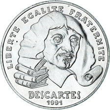 Moneta, Francia, Descartes, 100 Francs, 1991, Paris, SPL, Argento, KM:996