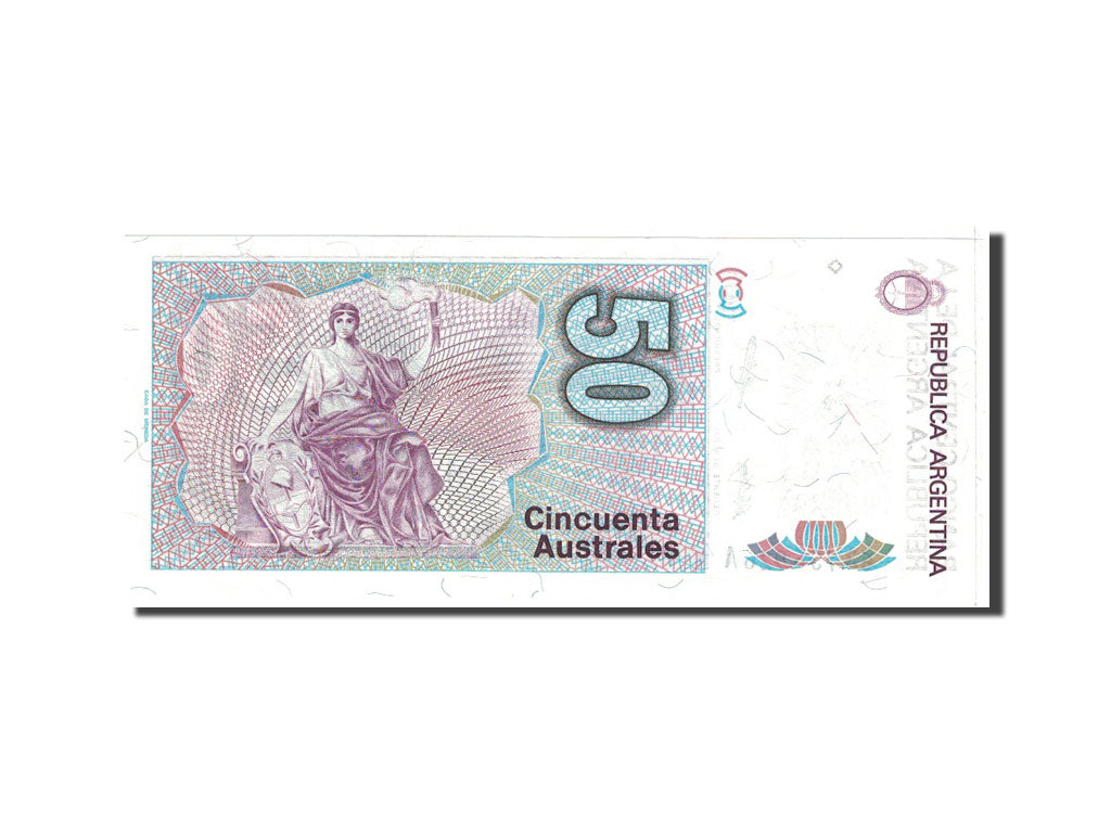 Banknote, Argentina, 50 Australes, 1986, Undated, KM:326a, UNC(65-70)