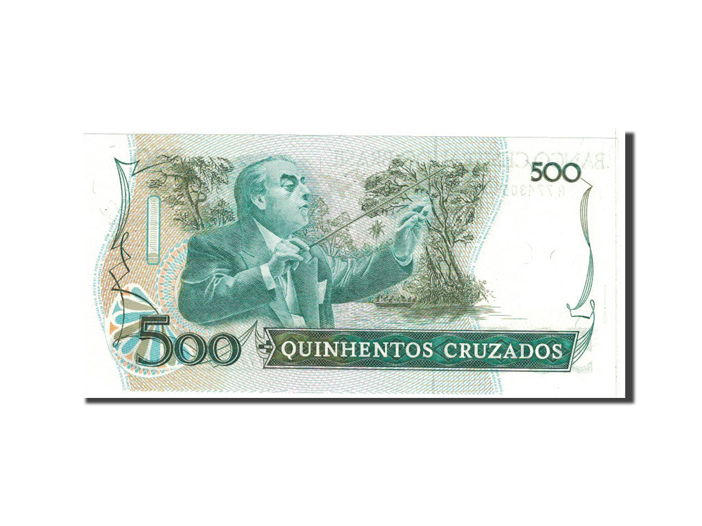Banknote, Brazil, 500 Cruzados, 1988, Undated, KM:212d, UNC(65-70)
