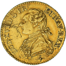Francja, Louis XVI, Louis d'or aux palmes, 1774, Paris, Złoto, AU(50-53)