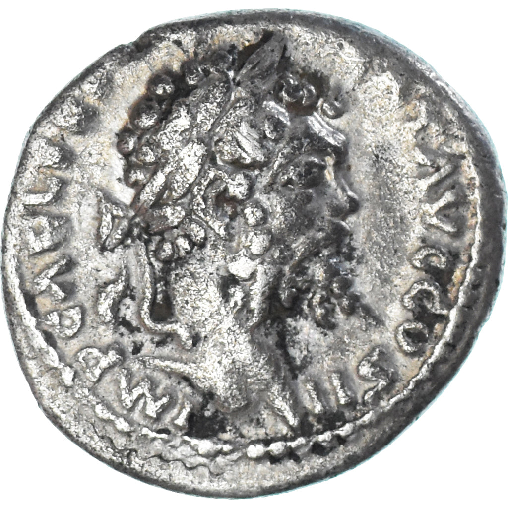 Septimius Severus, Denarius, 194-195, Laodicea, Rzadkie, Srebro, EF(40-45)