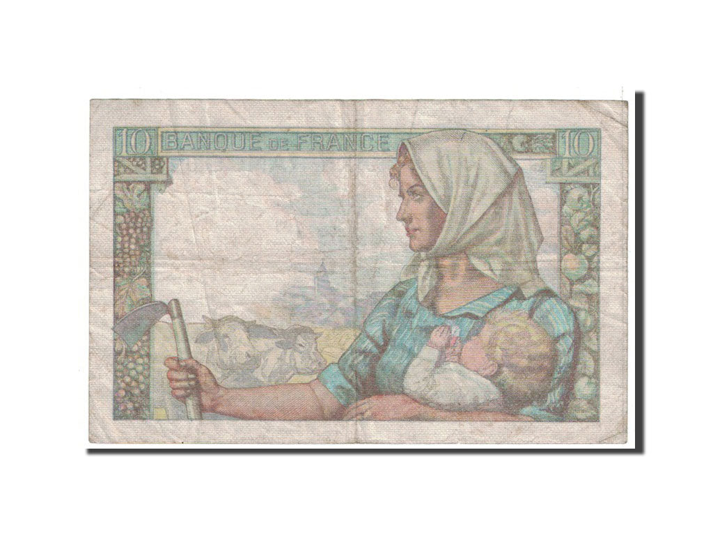 Banknote, France, 10 Francs, 1942, 1942-10-15, EF(40-45), KM:99c
