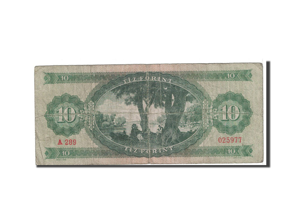 Banknote, Hungary, 10 Forint, 1962, 1962-10-12, KM:168c, VF(20-25)