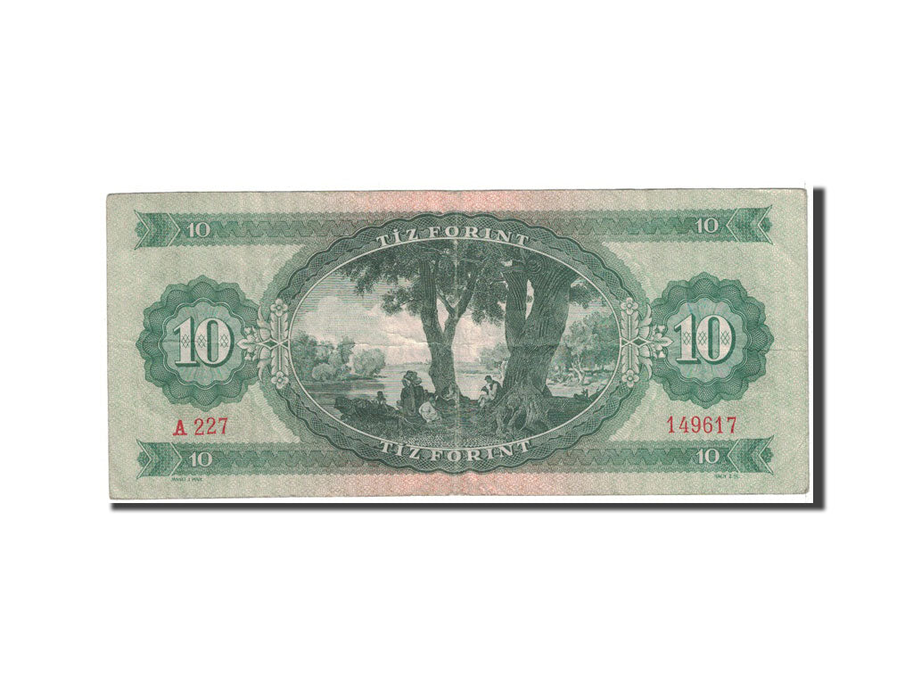 Banknote, Hungary, 10 Forint, 1962, 1962-10-12, KM:168c, EF(40-45)