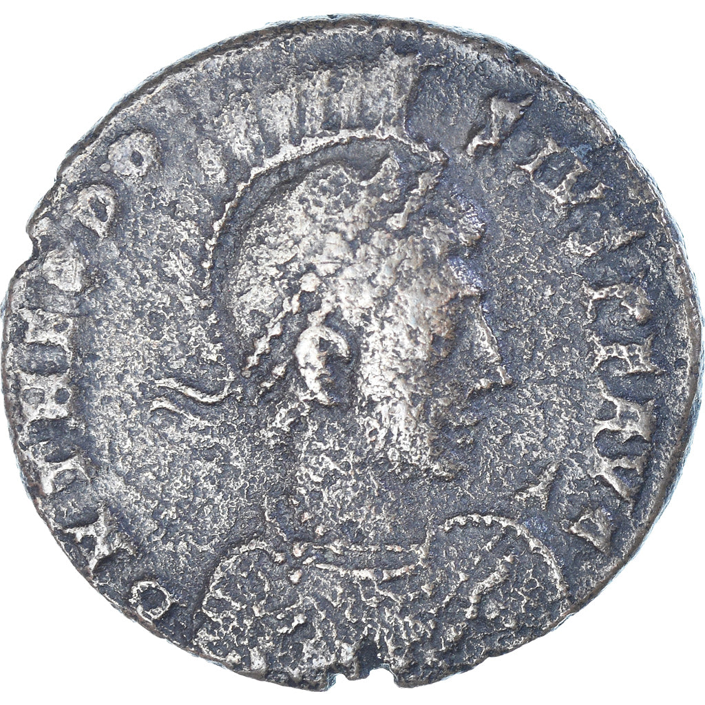 Theodosius I, Follis, 383-388, Heraclea, Bronze, VF(30-35), RIC:21b