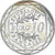 Francia, 10 Euro, 2017, Paris, Centenaire du décès d'Auguste Rodin, SC, Plata