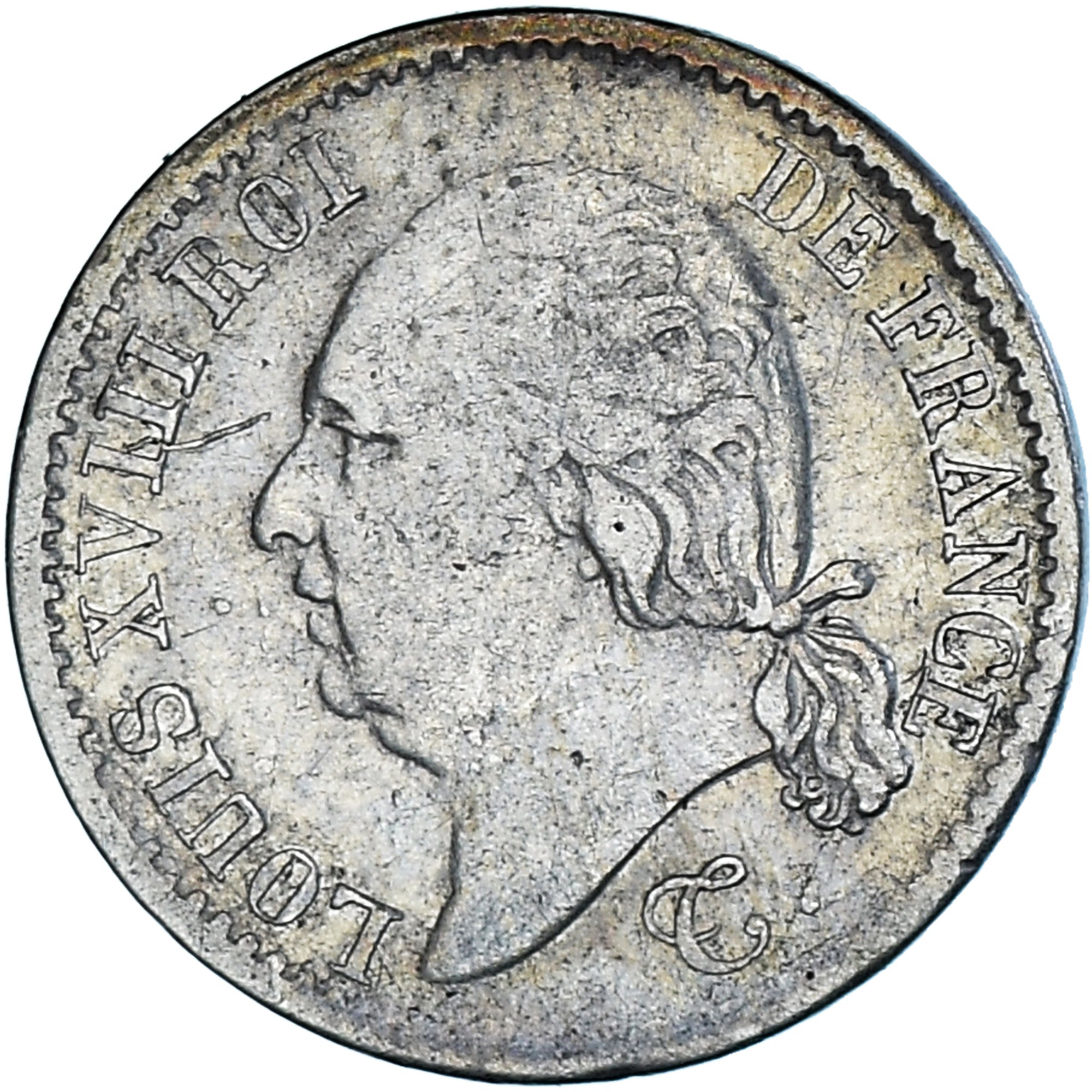 Coin, France, Louis XVIII, 1/4 Franc, 1824, Bayonne, EF(40-45), Silver