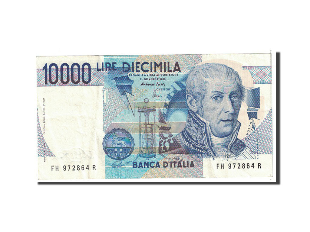 Banknote, Italy, 10,000 Lire, 1984, 1984-09-03, KM:112d, AU(50-53)