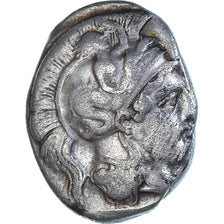 Moneta, Lucania, Stater, ca. 400-350 BC, Thourioi, EF(40-45), Srebro, HN