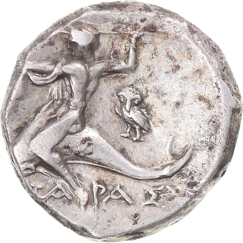 Münze, Calabria, Nomos, ca. 272-240 BC, Tarentum, SS+, Silber, HN Italy:1025