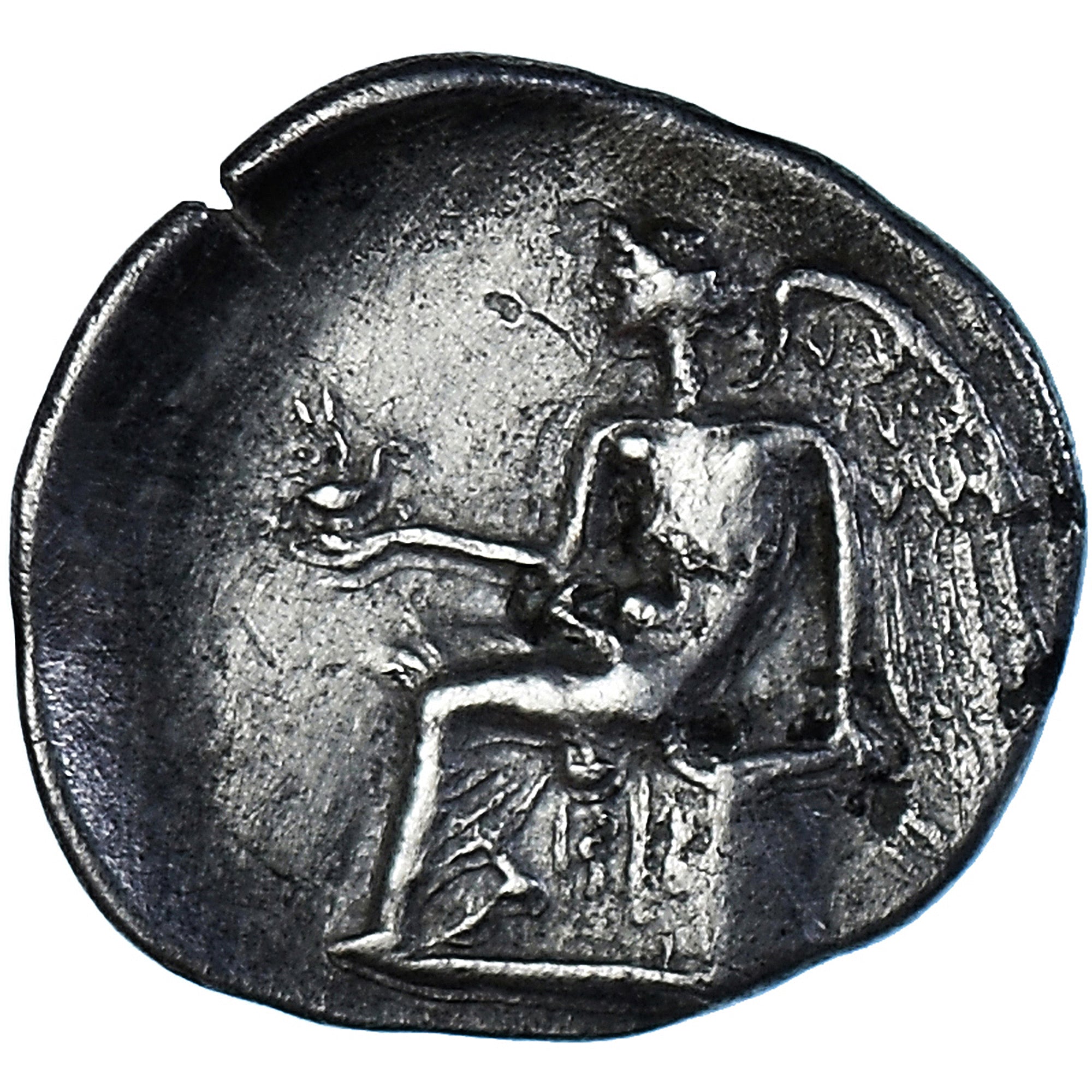 Münze, Bruttium, Drachm, ca. 299-289 BC, Terina, S+, Silber, HN Italy:2642